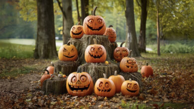 Kürbisse mit Persönlichkeit